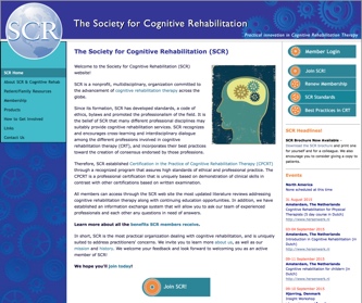 The Society for Cognitive Rehabilitation