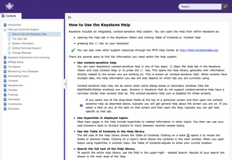 MTD Keystone Help Library